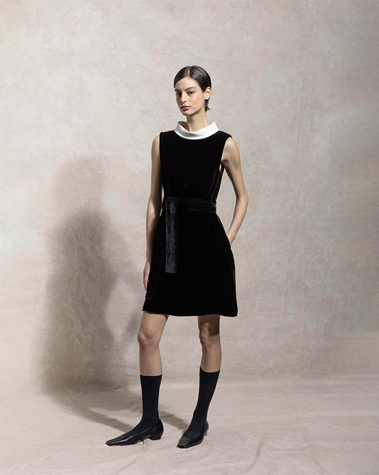 HEPBURN 丝绒连衣裙